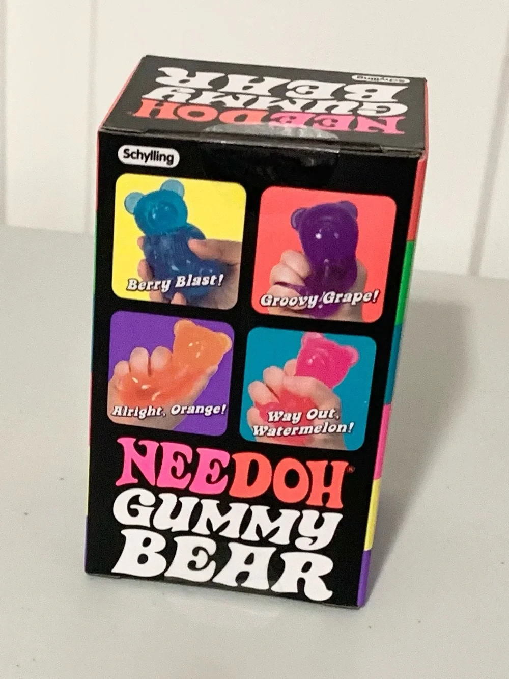 Needoh Gummy Bear Purple NEW SEALED NEE DOH